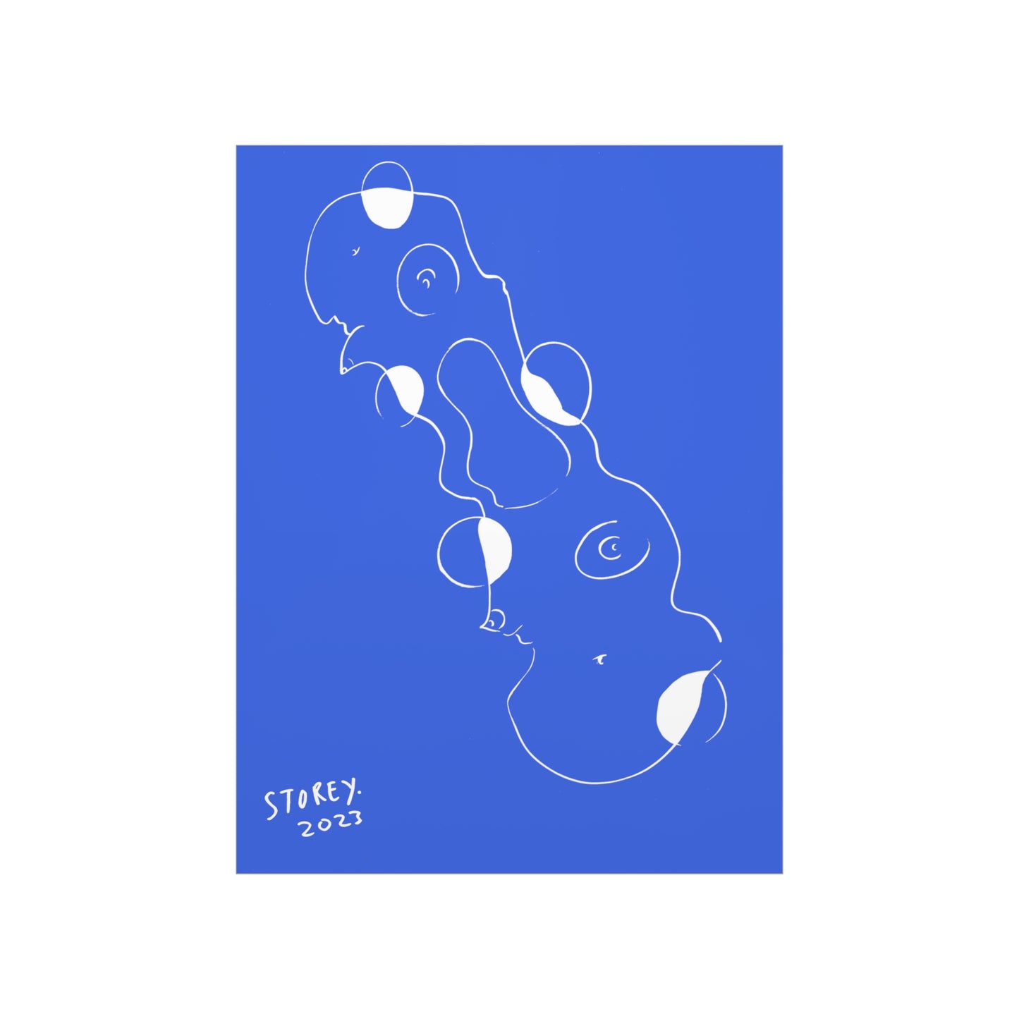 POLKA 1 - ROYAL BLUE - Limited Edition Print