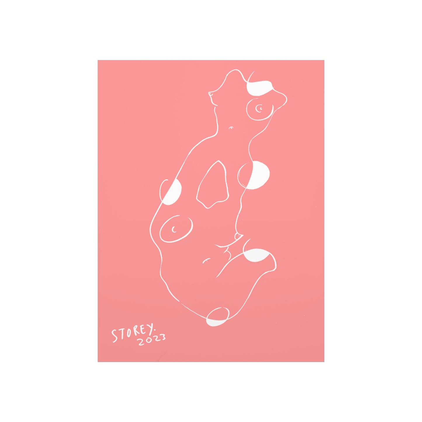 POLKA 3 - SALMON - Limited Edition Print