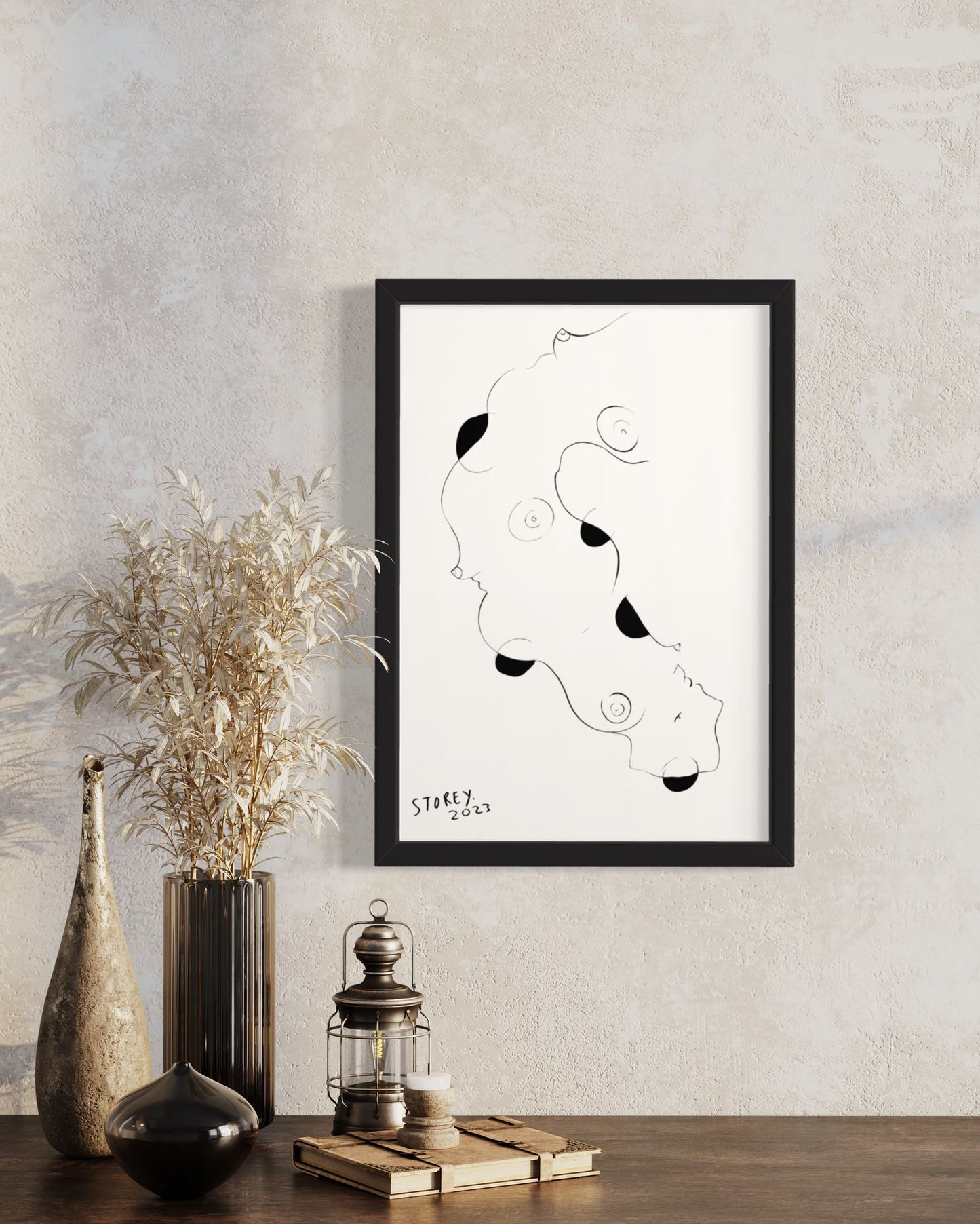 POLKA 2 - Original Pen Drawing