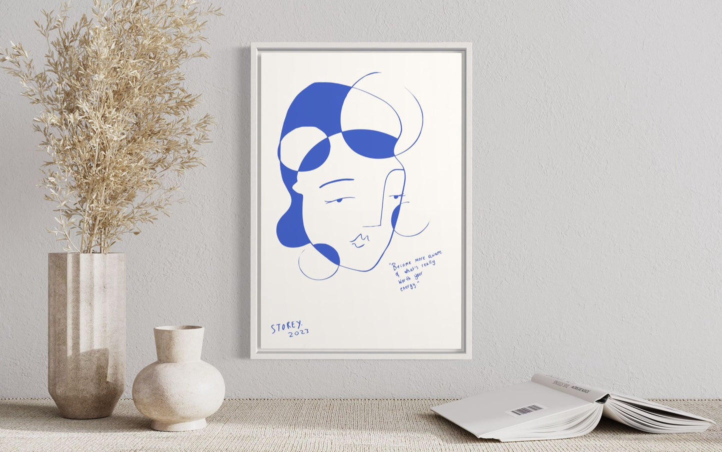 THE UNIVERSAL WOMAN - ROYAL BLUE - Limited Edition Print
