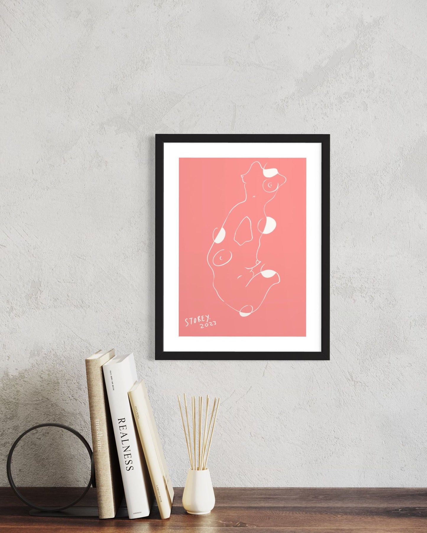 POLKA 3 - SALMON - Limited Edition Print