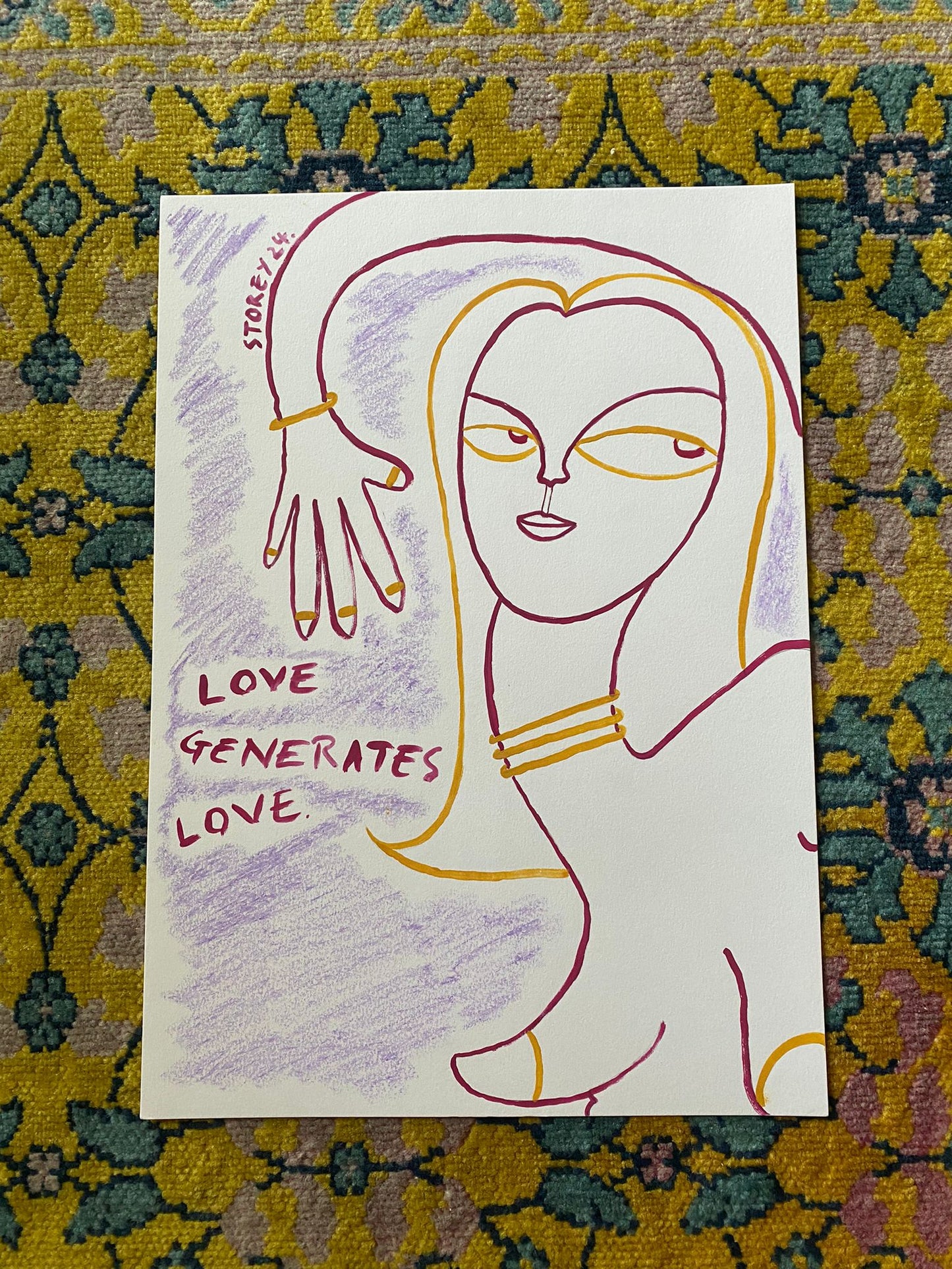 Love Generates Love - Original Painting