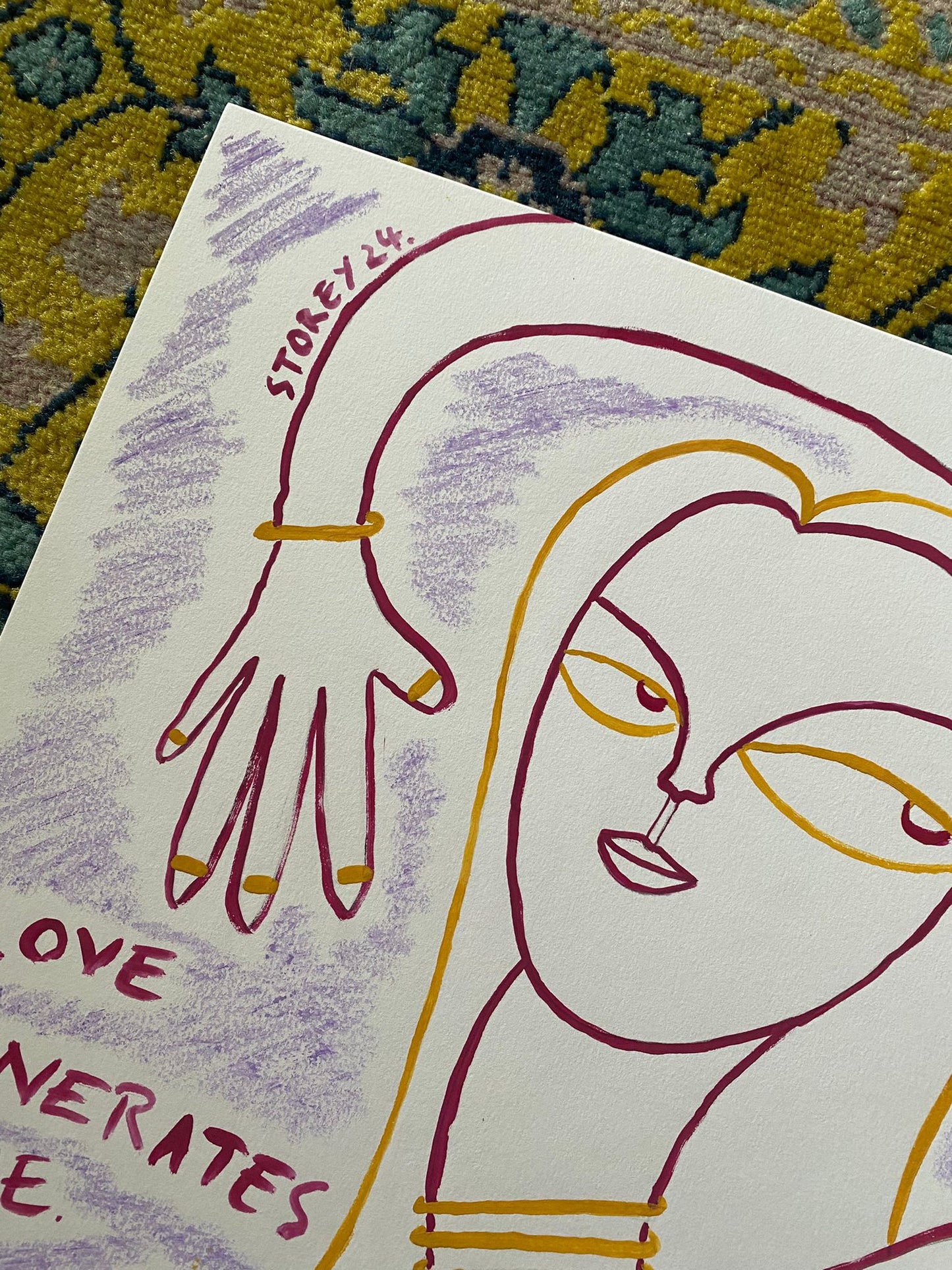 Love Generates Love - Original Painting
