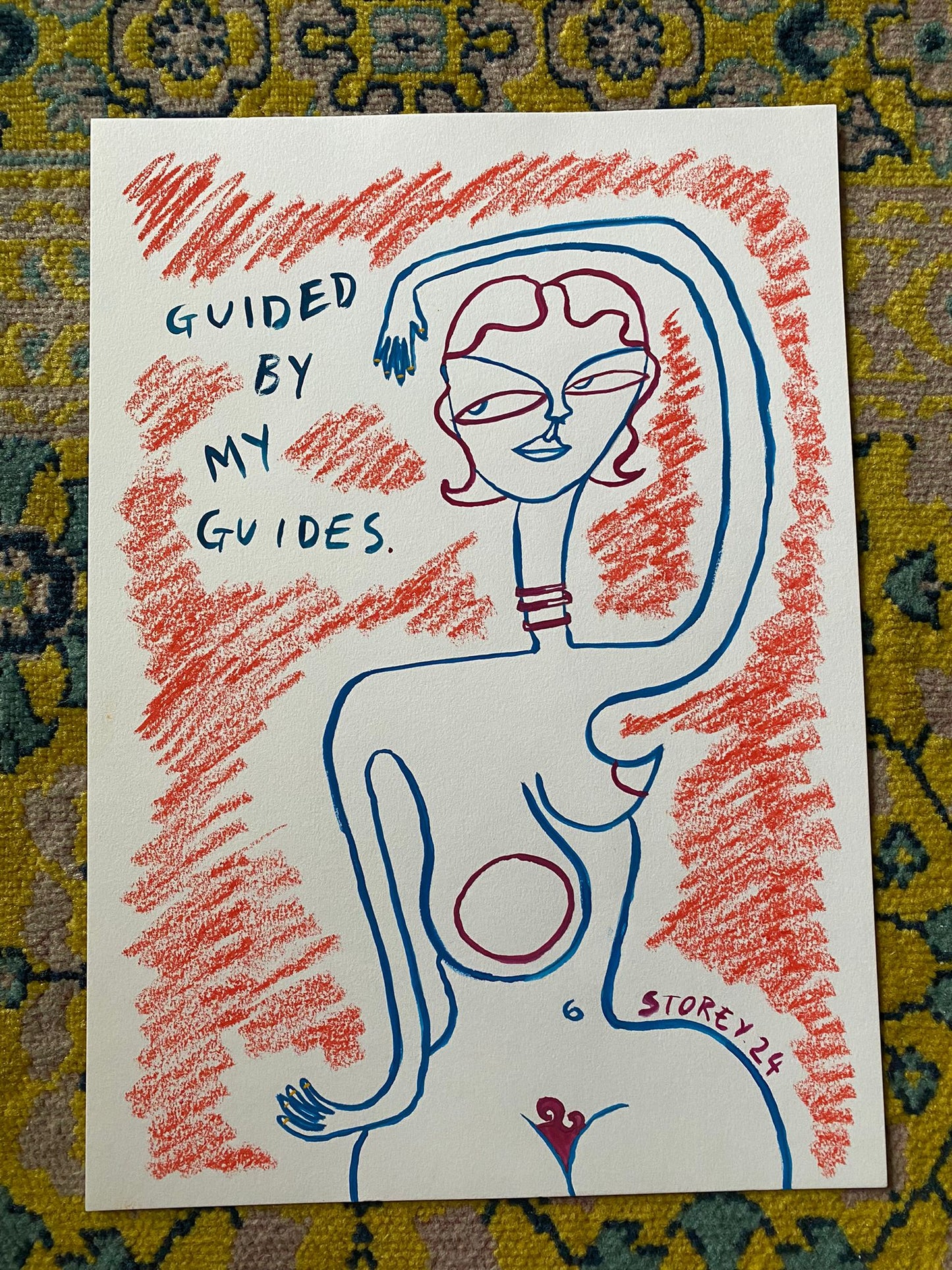Guided By My Guides - Original Painting
