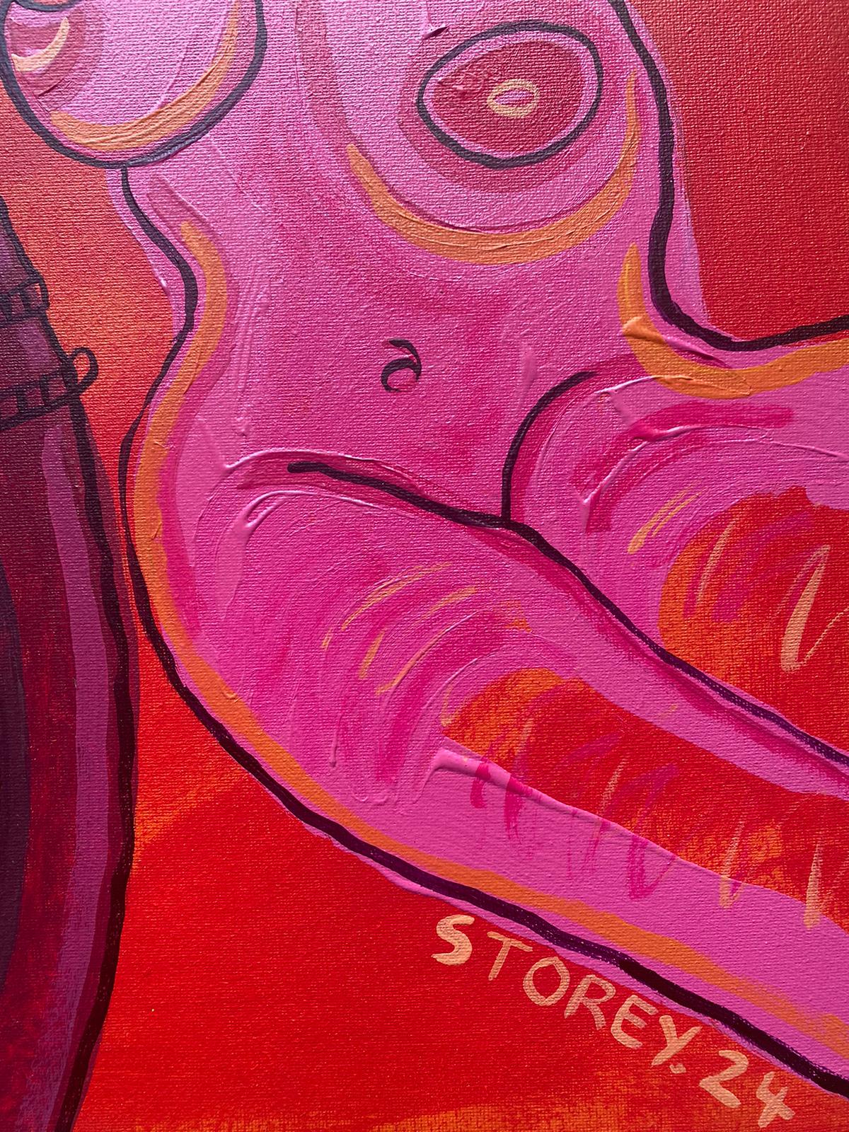 Divine Dancing - Original Acrylic Painting on Canvas