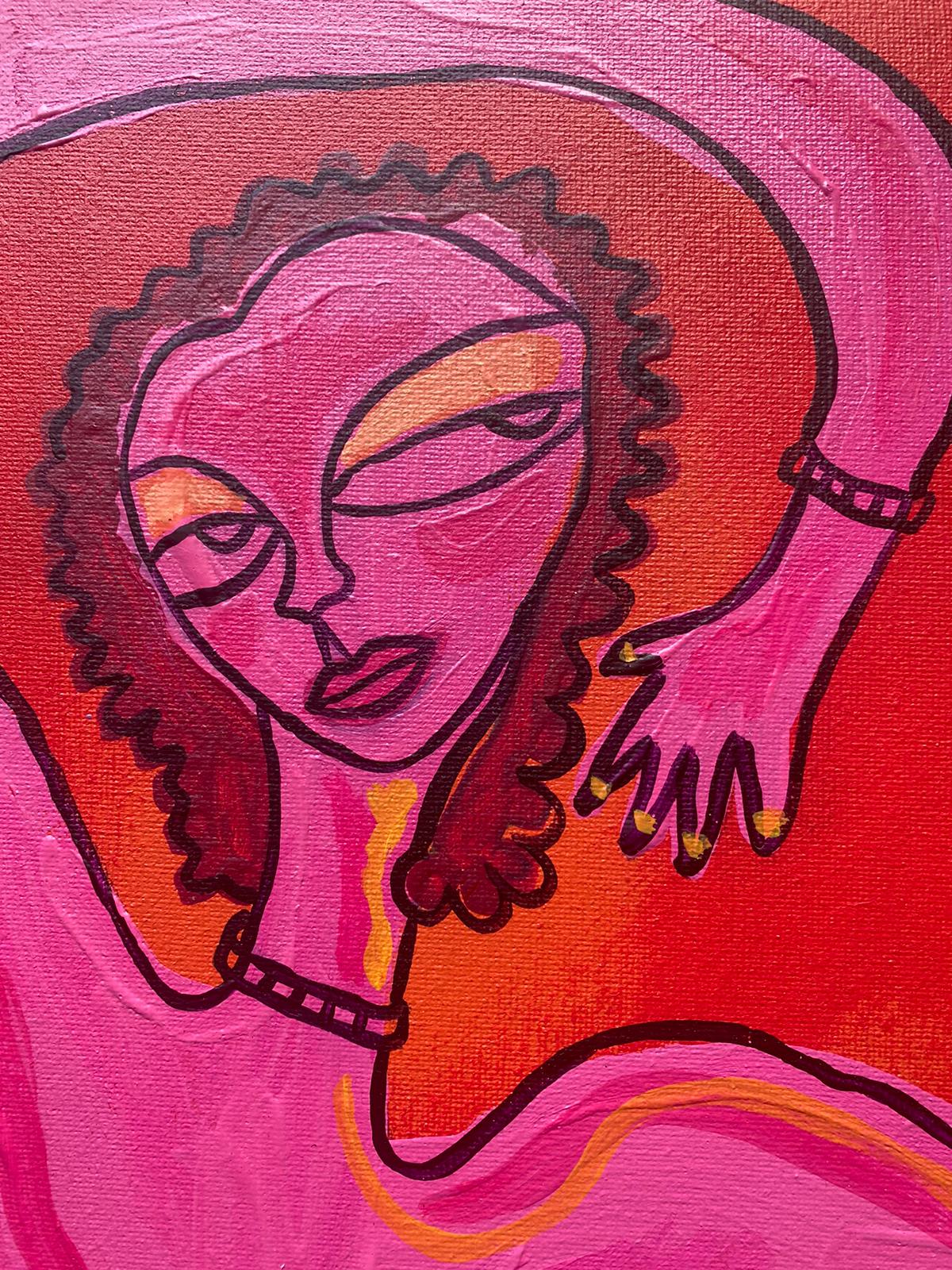 Divine Dancing - Original Acrylic Painting on Canvas