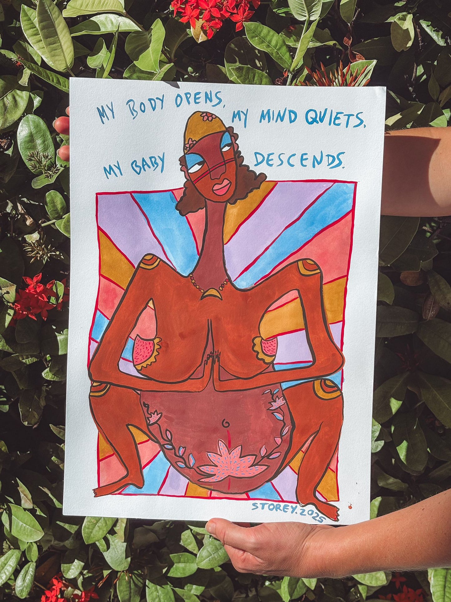 My Body Open - 2025 - Original Painting