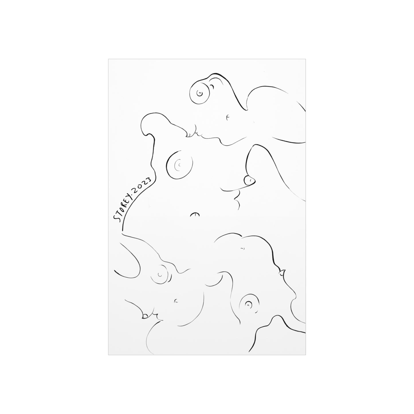 HARMONY IN MOTION 3 - Original Pen Drawing