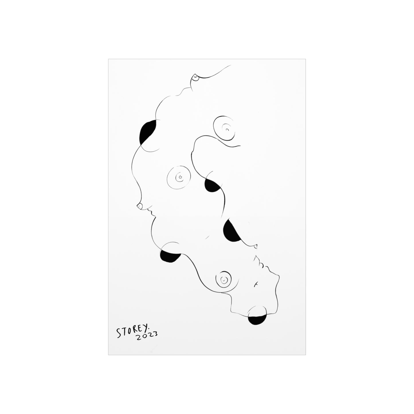POLKA 2 - Original Pen Drawing