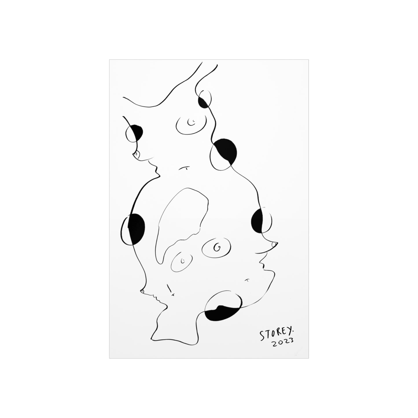 Products POLKA 4 - Original Pen Drawing