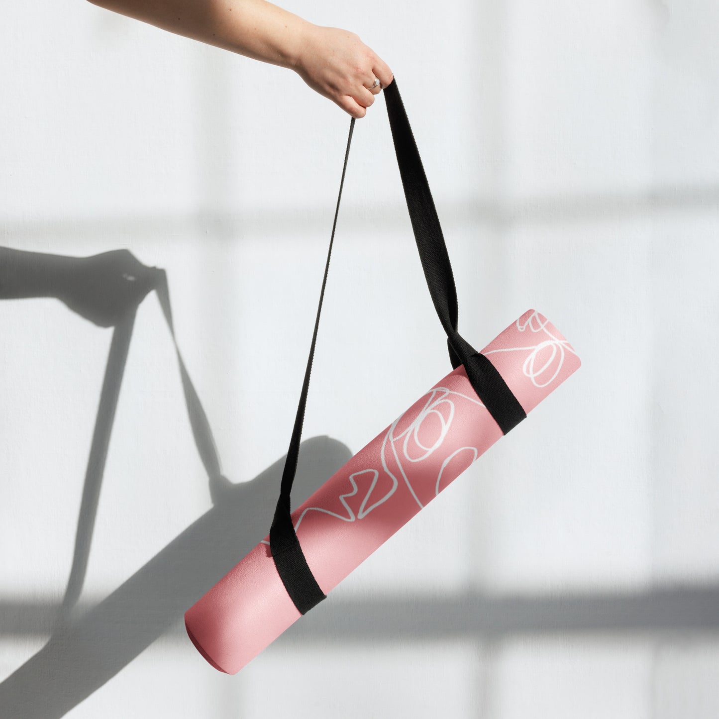 SOULS DON'T MEET BY ACCIDENT - SALMON - Rubber Yoga Mat