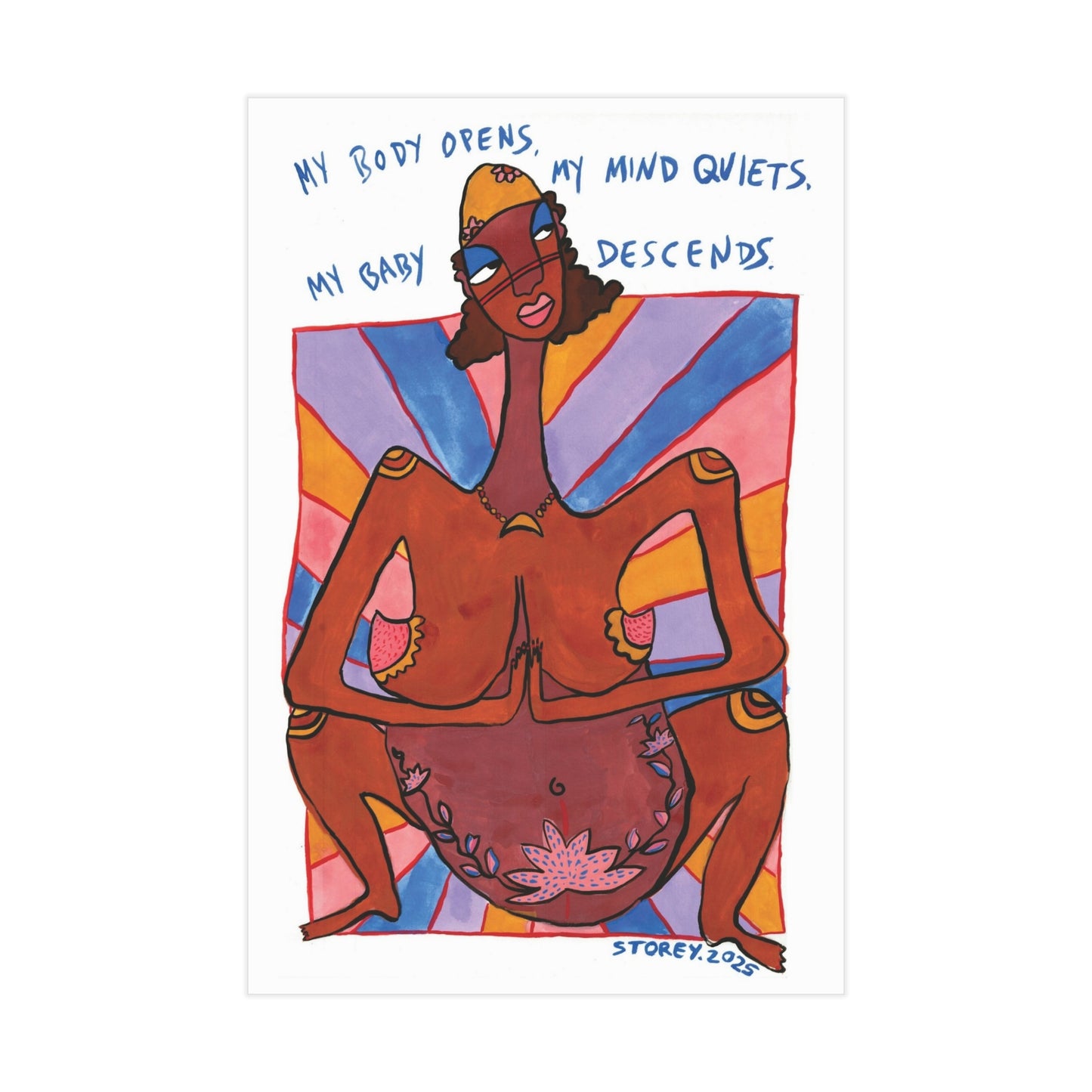 My Body Open - 2025 - Original Painting