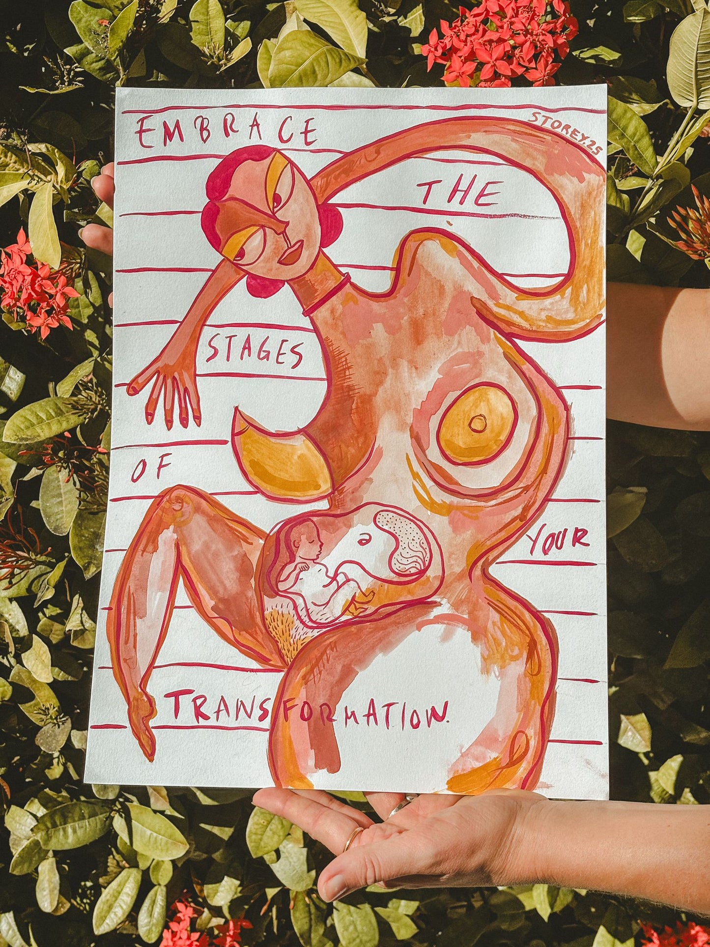 Embrace the Transformation - 2025 - Original Painting